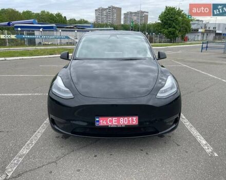 Черный Тесла Model Y, объемом двигателя 0 л и пробегом 53 тыс. км за 29500 $, фото 5 на Automoto.ua