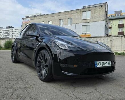 Черный Тесла Model Y, объемом двигателя 0 л и пробегом 19 тыс. км за 29500 $, фото 1 на Automoto.ua