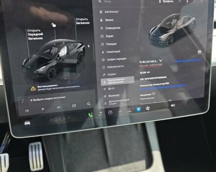 Черный Тесла Model Y, объемом двигателя 0 л и пробегом 19 тыс. км за 29500 $, фото 12 на Automoto.ua
