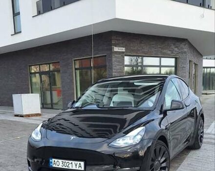 Черный Тесла Model Y, объемом двигателя 0 л и пробегом 27 тыс. км за 31300 $, фото 1 на Automoto.ua