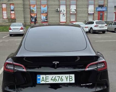 Черный Тесла Model Y, объемом двигателя 0 л и пробегом 49 тыс. км за 28900 $, фото 10 на Automoto.ua