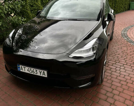 Черный Тесла Model Y, объемом двигателя 0 л и пробегом 8 тыс. км за 29900 $, фото 12 на Automoto.ua