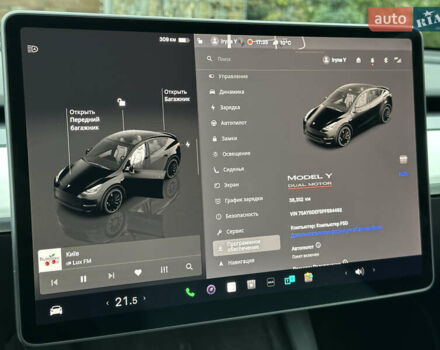 Чорний Тесла Model Y, об'ємом двигуна 0 л та пробігом 38 тис. км за 30799 $, фото 63 на Automoto.ua