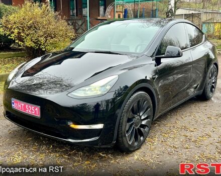 Черный Тесла Model Y, объемом двигателя 0.39 л и пробегом 71 тыс. км за 24400 $, фото 8 на Automoto.ua