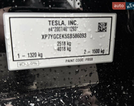 Черный Тесла Model Y, объемом двигателя 0 л и пробегом 12 тыс. км за 36500 $, фото 1 на Automoto.ua
