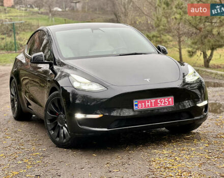 Черный Тесла Model Y, объемом двигателя 0 л и пробегом 71 тыс. км за 24400 $, фото 1 на Automoto.ua