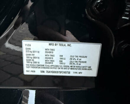 Черный Тесла Model Y, объемом двигателя 0 л и пробегом 9 тыс. км за 31000 $, фото 9 на Automoto.ua