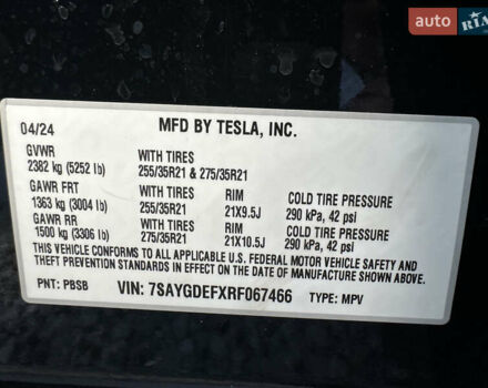 Чорний Тесла Model Y, об'ємом двигуна 0 л та пробігом 11 тис. км за 32500 $, фото 4 на Automoto.ua