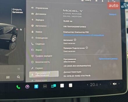 Черный Тесла Model Y, объемом двигателя 0 л и пробегом 13 тыс. км за 32000 $, фото 19 на Automoto.ua