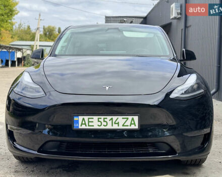 Черный Тесла Model Y, объемом двигателя 0 л и пробегом 2 тыс. км за 38300 $, фото 17 на Automoto.ua