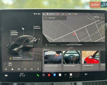 Черный Тесла Model Y, объемом двигателя 0 л и пробегом 2 тыс. км за 38300 $, фото 42 на Automoto.ua