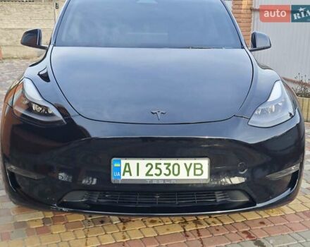 Черный Тесла Model Y, объемом двигателя 0 л и пробегом 13 тыс. км за 32000 $, фото 1 на Automoto.ua