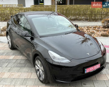 Черный Тесла Model Y, объемом двигателя 0 л и пробегом 48 тыс. км за 31500 $, фото 5 на Automoto.ua