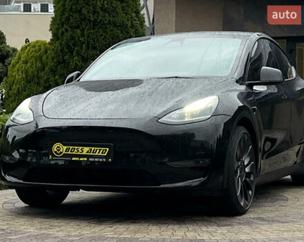 Черный Тесла Model Y, объемом двигателя 0 л и пробегом 10 тыс. км за 34900 $, фото 2 на Automoto.ua