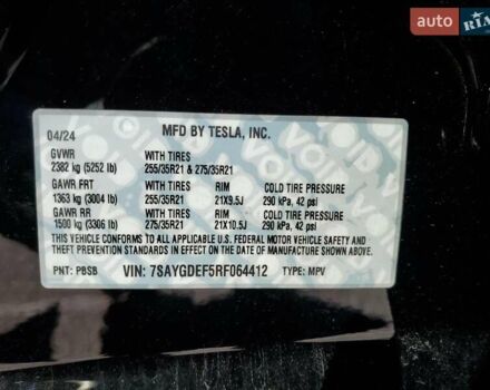 Черный Тесла Model Y, объемом двигателя 0 л и пробегом 32 тыс. км за 12700 $, фото 11 на Automoto.ua