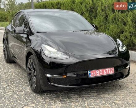 Черный Тесла Model Y, объемом двигателя 0 л и пробегом 10 тыс. км за 34600 $, фото 2 на Automoto.ua