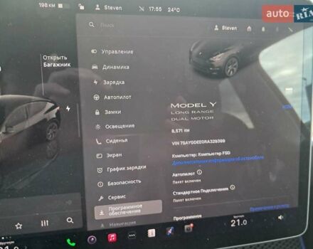 Черный Тесла Model Y, объемом двигателя 0 л и пробегом 21 тыс. км за 29000 $, фото 21 на Automoto.ua