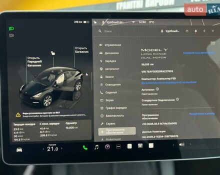 Черный Тесла Model Y, объемом двигателя 0 л и пробегом 19 тыс. км за 33000 $, фото 14 на Automoto.ua
