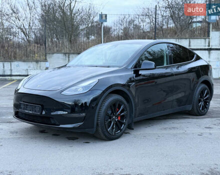 Черный Тесла Model Y, объемом двигателя 0 л и пробегом 19 тыс. км за 36500 $, фото 92 на Automoto.ua