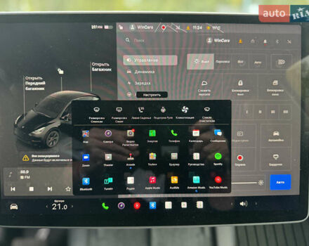 Черный Тесла Model Y, объемом двигателя 0 л и пробегом 2 тыс. км за 38300 $, фото 43 на Automoto.ua