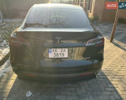 Черный Тесла Model Y, объемом двигателя 0 л и пробегом 3 тыс. км за 35000 $, фото 2 на Automoto.ua