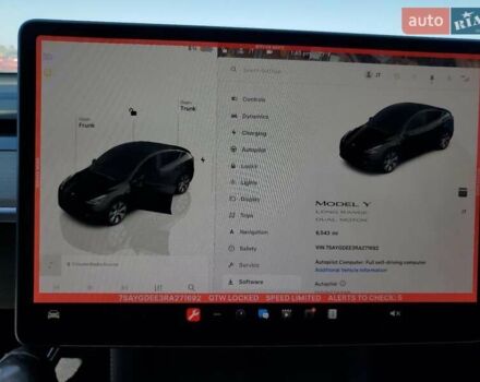 Черный Тесла Model Y, объемом двигателя 0 л и пробегом 10 тыс. км за 12500 $, фото 8 на Automoto.ua