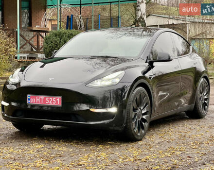 Черный Тесла Model Y, объемом двигателя 0 л и пробегом 71 тыс. км за 24400 $, фото 5 на Automoto.ua