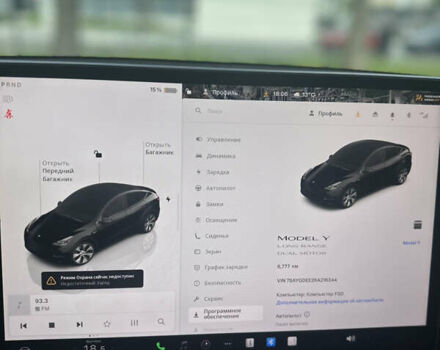 Черный Тесла Model Y, объемом двигателя 0 л и пробегом 7 тыс. км за 34300 $, фото 30 на Automoto.ua