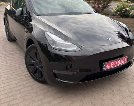 Черный Тесла Model Y, объемом двигателя 0 л и пробегом 2 тыс. км за 34100 $, фото 2 на Automoto.ua