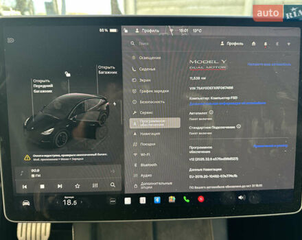 Чорний Тесла Model Y, об'ємом двигуна 0 л та пробігом 11 тис. км за 32500 $, фото 6 на Automoto.ua
