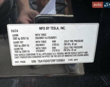 Черный Тесла Model Y, объемом двигателя 0 л и пробегом 10 тыс. км за 34600 $, фото 78 на Automoto.ua