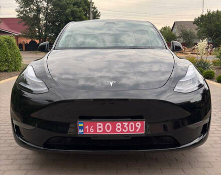 Черный Тесла Model Y, объемом двигателя 0 л и пробегом 2 тыс. км за 34100 $, фото 3 на Automoto.ua