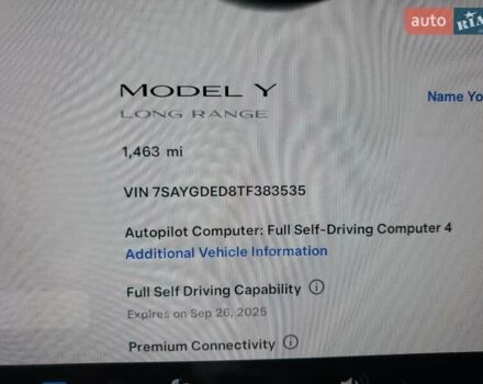 Чорний Тесла Model Y, об'ємом двигуна 0 л та пробігом 3 тис. км за 27367 $, фото 10 на Automoto.ua