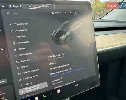 Черный Тесла Model Y, объемом двигателя 0 л и пробегом 14 тыс. км за 27500 $, фото 55 на Automoto.ua