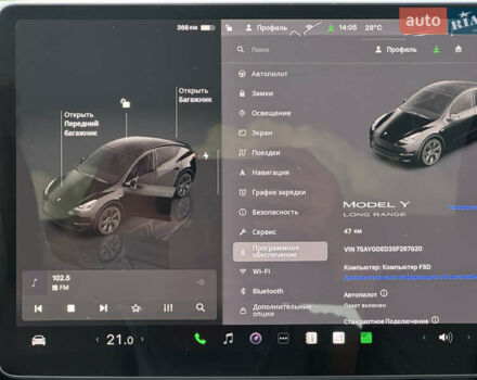 Черный Тесла Model Y, объемом двигателя 0 л и пробегом 1 тыс. км за 29800 $, фото 20 на Automoto.ua