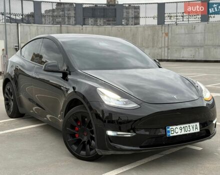 Черный Тесла Model Y, объемом двигателя 0 л и пробегом 96 тыс. км за 19500 $, фото 1 на Automoto.ua