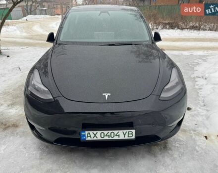 Черный Тесла Model Y, объемом двигателя 0 л и пробегом 65 тыс. км за 22000 $, фото 1 на Automoto.ua
