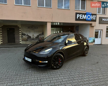 Черный Тесла Model Y, объемом двигателя 0 л и пробегом 149 тыс. км за 20600 $, фото 1 на Automoto.ua