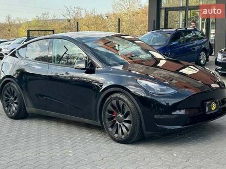 Черный Тесла Model Y, объемом двигателя 0 л и пробегом 84 тыс. км за 27500 $, фото 1 на Automoto.ua