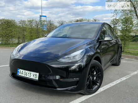 Черный Тесла Model Y, объемом двигателя 0 л и пробегом 27 тыс. км за 27900 $, фото 1 на Automoto.ua