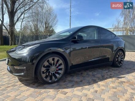 Тесла Model Y 2021 в Броварах на Automoto.ua Черный Тесла Model Y, объемом двигателя 0 л и пробегом 27 тыс. км за 29999 $, фото 1 на Automoto.ua