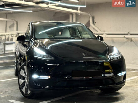 Тесла Model Y 2021 в Днепре (Днепропетровске) на Automoto.ua Черный Тесла Model Y, объемом двигателя 0 л и пробегом 33 тыс. км за 26300 $, фото 1 на Automoto.ua
