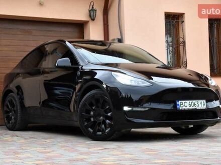 Черный Тесла Model Y, объемом двигателя 0 л и пробегом 73 тыс. км за 25950 $, фото 1 на Automoto.ua