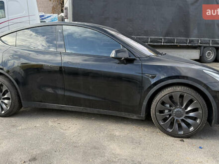 Черный Тесла Model Y, объемом двигателя 0 л и пробегом 55 тыс. км за 18200 $, фото 1 на Automoto.ua