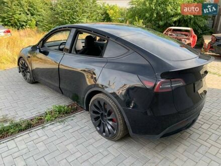 Черный Тесла Model Y, объемом двигателя 0 л и пробегом 41 тыс. км за 13500 $, фото 1 на Automoto.ua