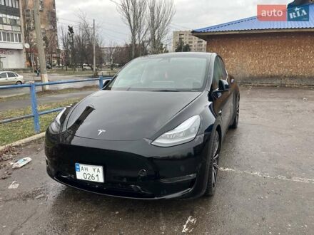Тесла Model Y 2021 у Києві на Automoto.ua Чорний Тесла Model Y, об'ємом двигуна 0 л та пробігом 90 тис. км за 32818 $, фото 1 на Automoto.ua