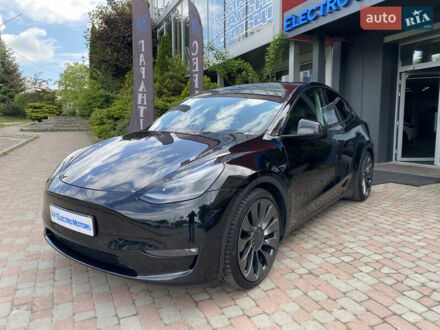 Тесла Model Y 2021 в Львове на Automoto.ua Черный Тесла Model Y, объемом двигателя 0 л и пробегом 74 тыс. км за 27699 $, фото 1 на Automoto.ua