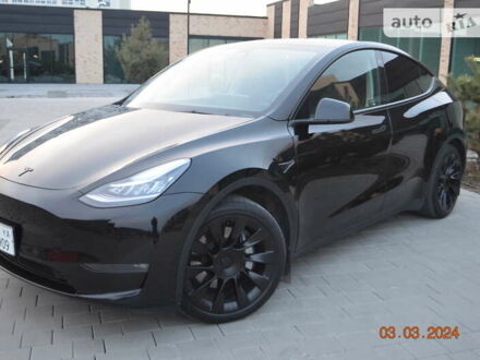 Тесла Model Y 2021 в Хмельницком на Automoto.ua Черный Тесла Model Y, объемом двигателя 0 л и пробегом 34 тыс. км за 27900 $, фото 1 на Automoto.ua
