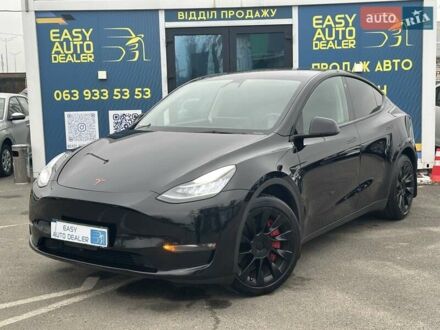 Черный Тесла Model Y, объемом двигателя 0 л и пробегом 127 тыс. км за 26990 $, фото 1 на Automoto.ua