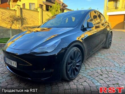 Тесла Model Y 2021 у Харкові на Automoto.ua Чорний Тесла Model Y, об'ємом двигуна 0 л та пробігом 30 тис. км за 29999 $, фото 1 на Automoto.ua